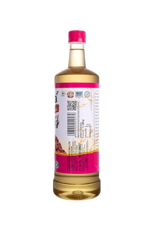Kabira Groundnut Oil 1L | Cold-Pressed & 100% Pure | Naturally Extracted