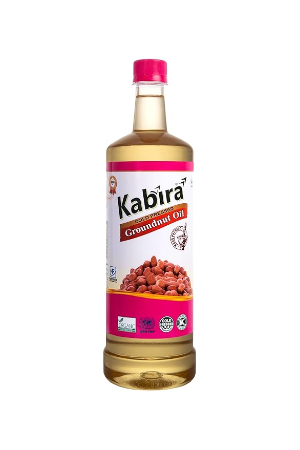 Kabira Groundnut Oil 1L | Cold-Pressed & 100% Pure | Naturally Extracted