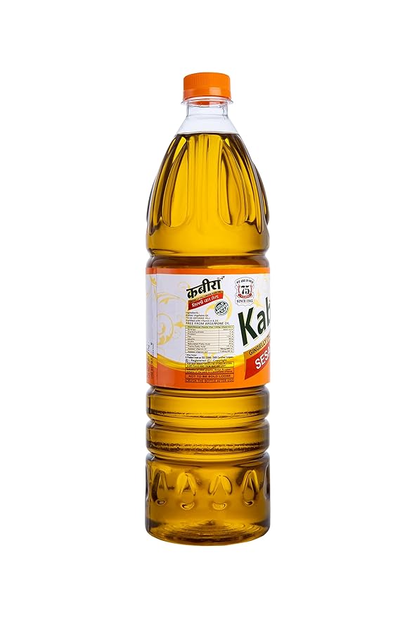 Kabira Sesame (Gingelly) Oil 1L | Cold-Pressed & 100% Pure | Naturally Extracted