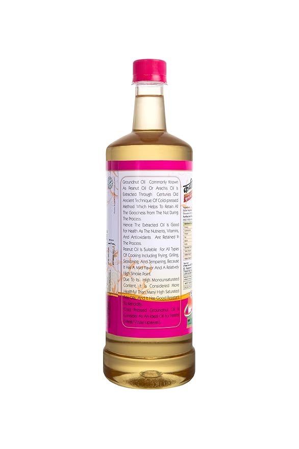Kabira Groundnut Oil 1L | Cold-Pressed & 100% Pure | Naturally Extracted
