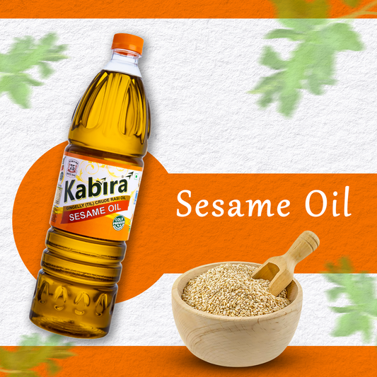 Kabira Sesame (Gingelly) Oil 1L | Cold-Pressed & 100% Pure | Naturally Extracted